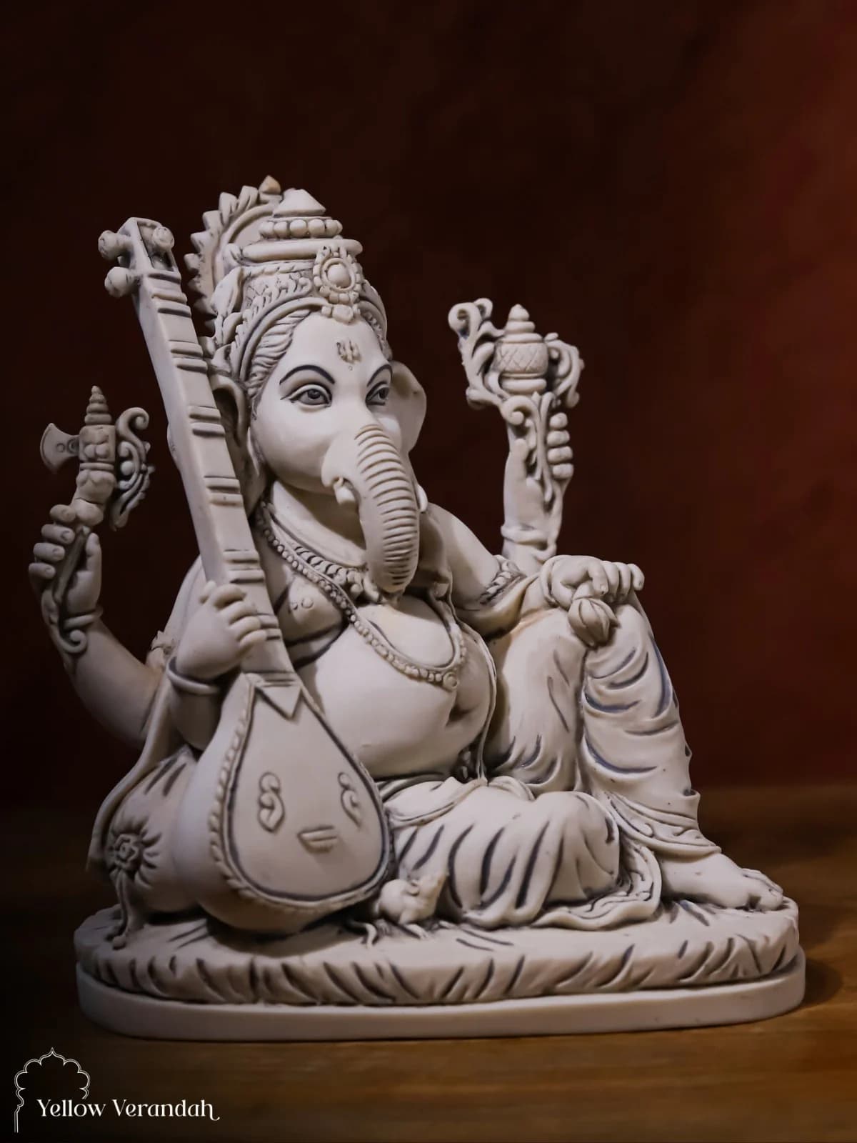 Ganesha Idol (Marble Finish)
